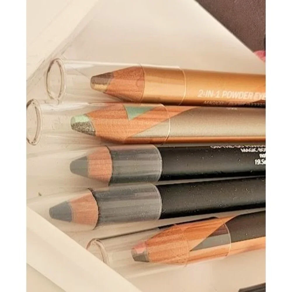 Schwan Cosmetics Powder Sensation 6 PC Set Eyeliner Eye Shadow Pencil Sharpener
